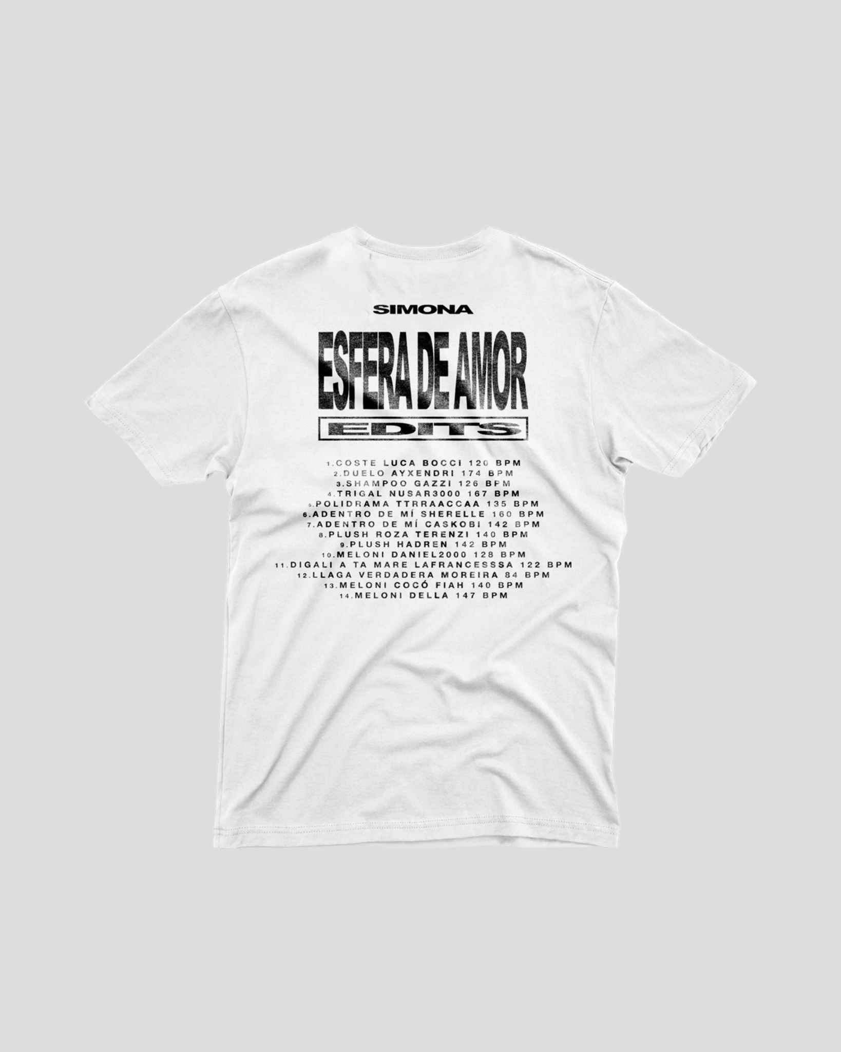 SIMONA - Camiseta Esfera de Amor White