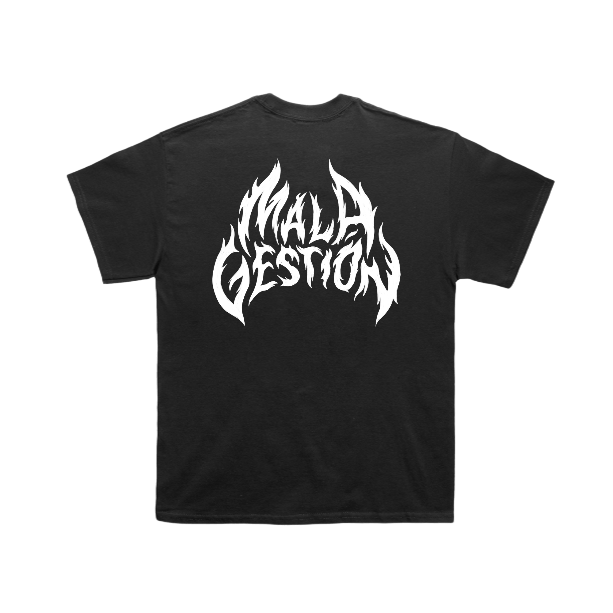 Mala Gestión - Camiseta Manolo y Logo Black