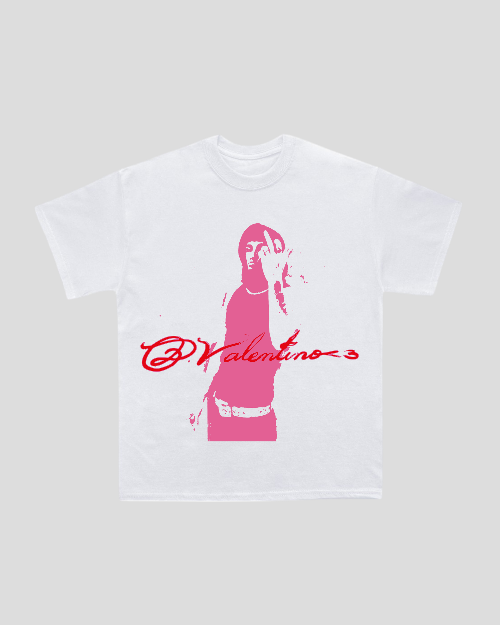 D.Valentino - Camiseta <3 White