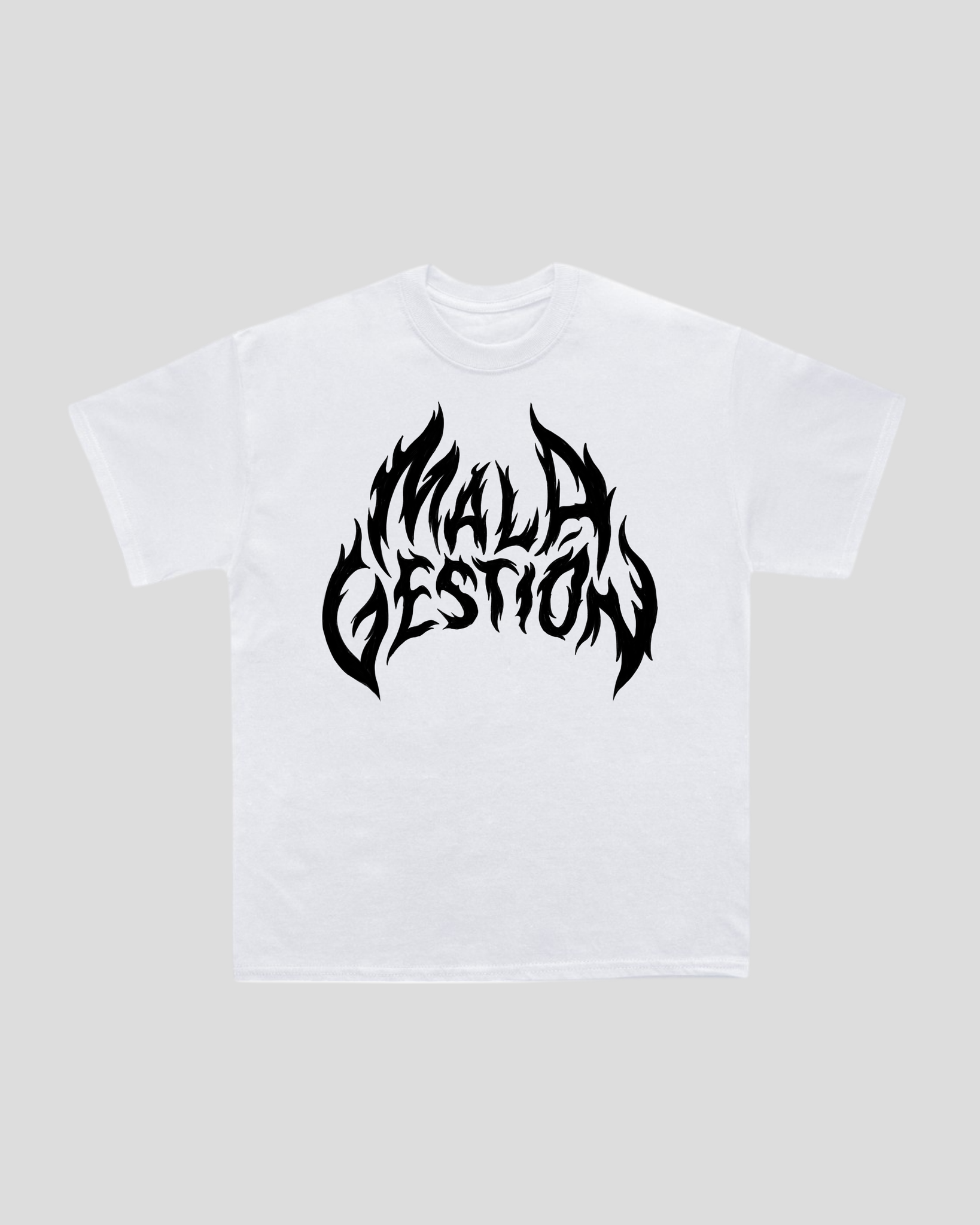 Mala Gestión - Camiseta Logo White