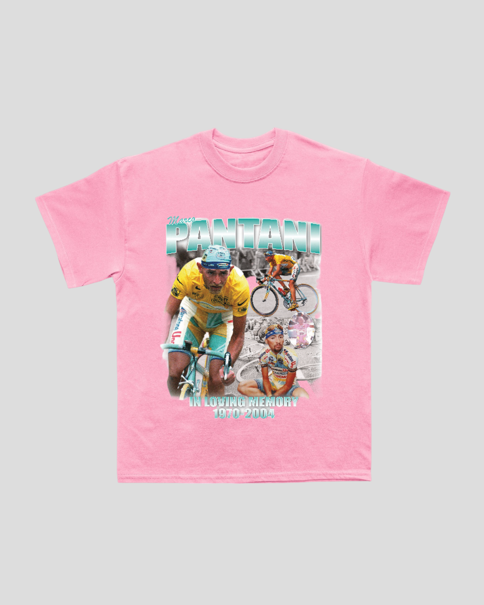 Marcelo Pantani - Camiseta Marco Pantani Maglia Rosa per Sempre